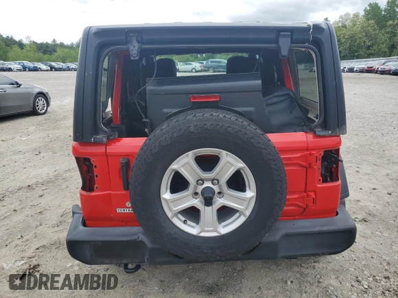 2019 Jeep Wrangler Unlimited Sport with VIN 1C4HJXDG2KW637021, listed as a Copart auction lot 58391315 with 66,087 mi miles and Salvage title. Bid and sale history available at DreamBid. Image 6.