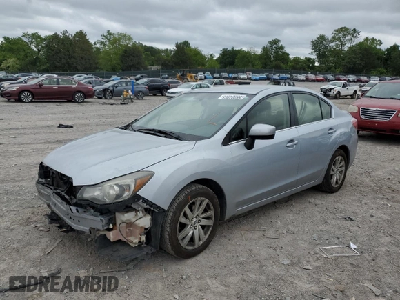 2015 Subaru Impreza Premium with VIN JF1GJAC61FH009064, listed as a Copart auction lot 56004865 with 221,066 mi miles and Salvage title. Bid and sale history available at DreamBid. Image 1.