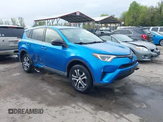 2018 Toyota RAV4 LE with VIN JTMBFREV8JJ220630, listed as a IAAI auction lot 42001795 with 86,027 mi miles. Bid and sale history available at carsss.com. Image 1.