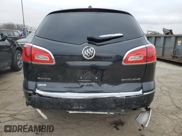 2017 Buick Enclave Leather with VIN 5GAKRBKD5HJ340245, listed as a Copart auction lot 41649255 with 110,383 mi miles and Salvage Title. Bid and sale history available at DreamBid. Image 6.