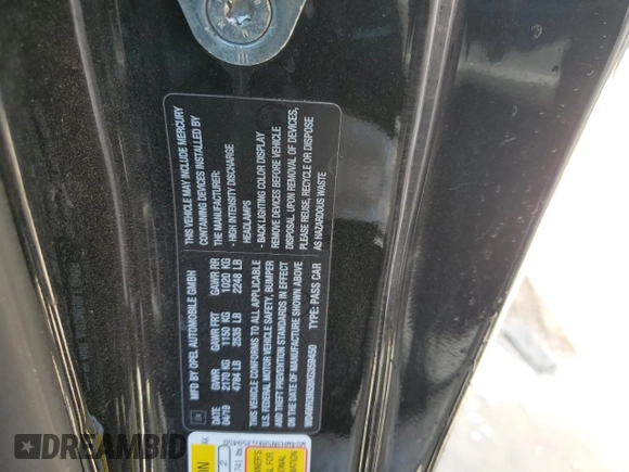 2019 Buick Cascada Premium с VIN W04WH3N58KG359450, выставлен на аукционе Copart как лот 78507244 с пробегом 54 775 миль миль и На запчасти • Non repairable. История ставок и продаж доступна на DreamBid. Изображение 13.