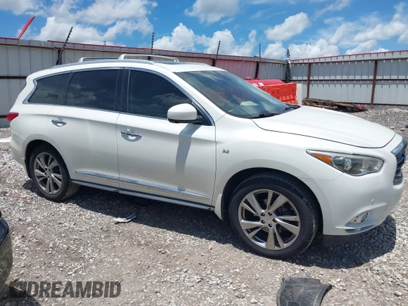 2015 Infiniti QX60 with VIN 5N1AL0MM7FC527660, listed as a IAAI auction lot 42478349 with 146,649 mi miles and . Bid and sale history available at DreamBid. Image 13.