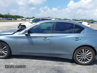 2018 Infiniti Q50 Luxe with VIN JN1EV7AP5JM590494, listed as a IAAI auction lot 41936520 with 101,580 mi miles and . Bid and sale history available at carsss.com. Image 15.