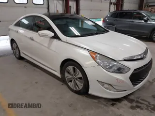 2015 Hyundai Sonata Hybrid Limited with VIN KMHEC4A40FA119364, listed as a IAAI auction lot 40883259 with 148,969 mi miles. Bid and sale history available at carsss.com. Image 1.