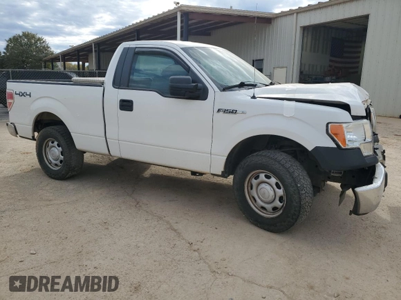 2013 Ford F-150 XL with VIN 1FTMF1EF0DKD93141, listed as a Copart auction lot 70726554 with 151,358 mi miles and Salvage Title. Bid and sale history available at DreamBid. Image 4.