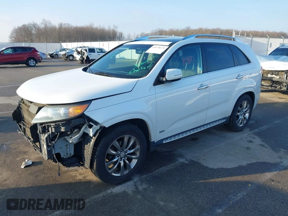2013 Kia Sorento SX with VIN 5XYKWDA29DG333442, listed as a IAAI auction lot 41678171 with 145,166 mi miles. Bid and sale history available at carsss.com. Image 2.