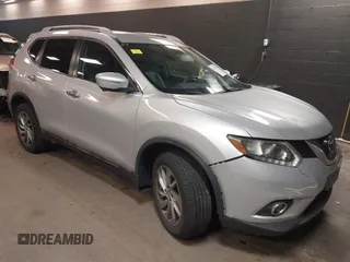 2014 Nissan Rogue SV with VIN 5N1AT2MV4EC838109, listed as a IAAI auction lot 41696736 with 148,761 mi miles. Bid and sale history available at carsss.com. Image 1.