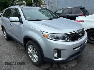 2014 Kia Sorento EX with VIN 5XYKUDA75EG544608, listed as a Copart auction lot 61864305 with 105,095 mi miles and Clean title. Bid and sale history available at DreamBid. Image 1.