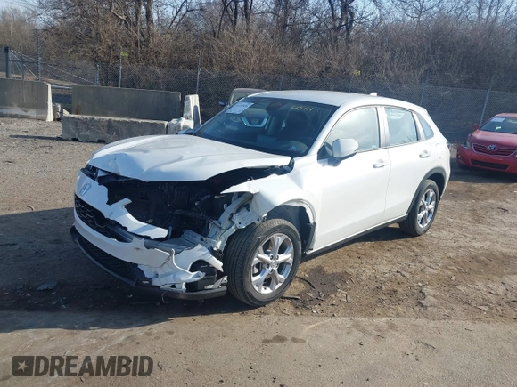 2024 Honda HR-V LX with VIN 3CZRZ2H36RM725419, listed as a IAAI auction lot 41770936 with 26,608 mi miles and . Bid and sale history available at DreamBid. Image 2.