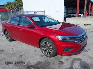 2021 Volkswagen Passat SE with VIN 1VWSA7A38MC017539, listed as a IAAI auction lot 42639424 with 43,428 mi miles and . Bid and sale history available at DreamBid. Image 1.