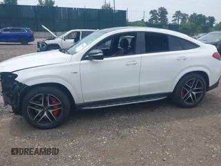 2021 Mercedes-Benz GLE 53 AMG with VIN 4JGFD6BB0MA396393, listed as a IAAI auction lot 39988476 with 53,481 mi miles and . Bid and sale history available at DreamBid. Image 14.