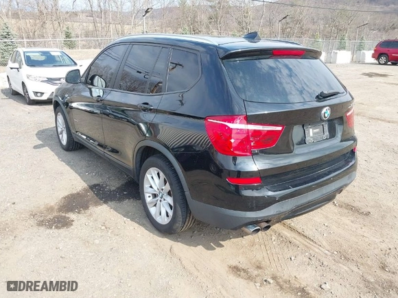 2015 BMW X3 xDrive28i with VIN 5UXWX9C52F0D46207, listed as a IAAI auction lot 41789419 with 133,678 mi miles. Bid and sale history available at carsss.com. Image 3.