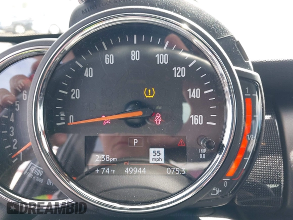 2019 MINI Hardtop 4 Door Cooper S with VIN WMWXU3C5XK2H55160, listed as a IAAI auction lot 42024249 with 49,944 mi miles and . Bid and sale history available at DreamBid. Image 7.