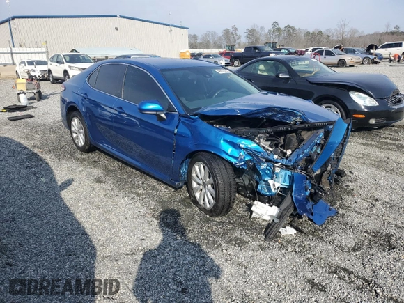 2020 Toyota Camry LE with VIN 4T1C11AK7LU374582, listed as a Copart auction lot 48851475 with 79,532 mi miles and Salvage Title. Bid and sale history available at DreamBid. Image 4.