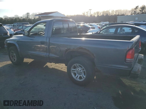 2003 Dodge Dakota with VIN 1D7FL16X03S324737, listed as a Copart auction lot 47253395 with 252,334 mi miles and Salvage Title. Bid and sale history available at carsss.com. Image 2.