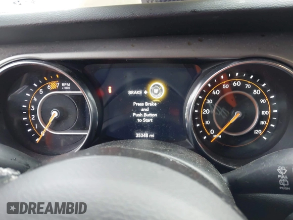 2021 Jeep Wrangler Unlimited Willys with VIN 1C4HJXDN7MW628767, listed as a IAAI auction lot 41270277 with 35,348 mi miles and . Bid and sale history available at DreamBid. Image 7.