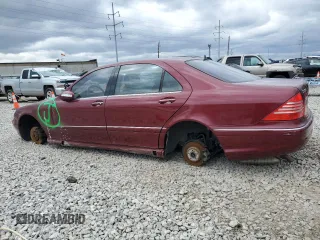 2004 Mercedes-Benz S 500 with VIN WDBNG84J94A421961, listed as a Copart auction lot 53140555 with Not Provided miles and Salvage Title. Bid and sale history available at DreamBid. Image 2.