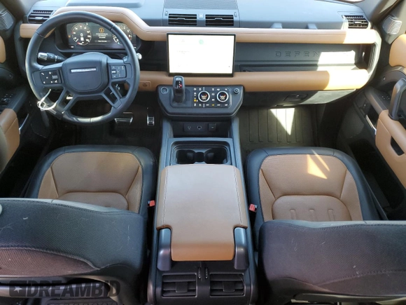 2022 Land Rover Defender with VIN SALEX7RU4N2064840, listed as a Copart auction lot 47654755 with 20,633 mi miles and Salvage title. Bid and sale history available at DreamBid. Image 8.
