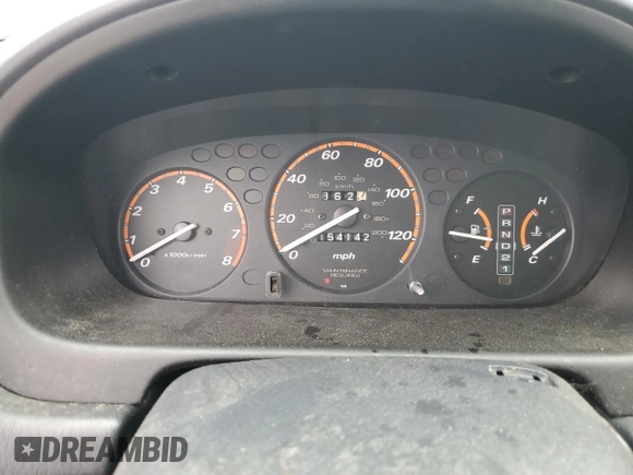 2001 Honda CR-V LX with VIN JHLRD18411S019111, listed as a Copart auction lot 51754404 with 154,142 mi miles and Salvage Title. Bid and sale history available at carsss.com. Image 9.