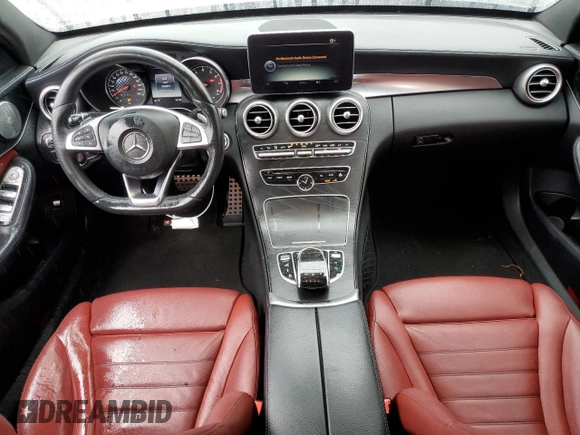 2016 Mercedes-Benz C 450 AMG with VIN 55SWF6EB1GU131373, listed as a Copart auction lot 45227155 with 100,091 mi miles and Salvage Title. Bid and sale history available at carsss.com. Image 8.