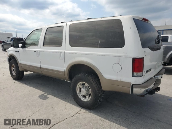 2000 Ford Excursion Limited with VIN 1FMNU43S6YED08749, listed as a Copart auction lot 59393695 with 973,920 mi miles and Clean title. Bid and sale history available at DreamBid. Image 2.