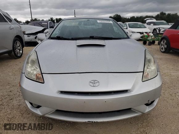 2003 Toyota Celica GT with VIN JTDDR32T830148966, listed as a Copart auction lot 74337434 with 0 mi miles and Salvage Title. Bid and sale history available at carsss.com. Image 5.