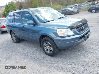 2005 Honda Pilot EX-L z VIN 2HKYF18785H542479, wystawiony jako IAAI lot #42040202 z przebiegiem 345 167 mil mil oraz . Historia ofert i sprzedaży dostępna na DreamBid. Obrazek 1.