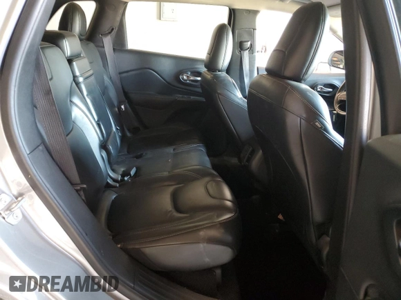 2017 Jeep Cherokee Limited with VIN 1C4PJMDB4HW543326, listed as a Copart auction lot 46492365 with 121,668 mi miles and Salvage title. Bid and sale history available at DreamBid. Image 10.