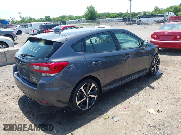 2023 Subaru Impreza Special Sports с VIN 4S3GTAM60P3719834, выставлен на аукционе IAAI как лот 42268287 с пробегом 15 688 миль миль и . История ставок и продаж доступна на DreamBid. Изображение 4.