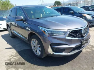 2019 Acura RDX with VIN 5J8TC2H35KL043797, listed as a IAAI auction lot 41978796 with 52,276 mi miles. Bid and sale history available at carsss.com. Image 1.