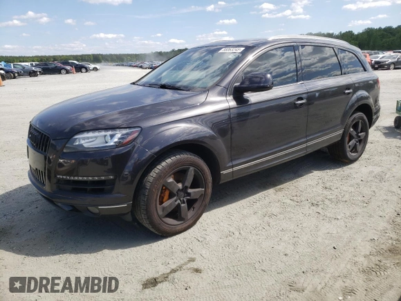 2015 Audi Q7 Premium Plus with VIN WA1LGAFEXFD019247, listed as a Copart auction lot 56063245 with 183,825 mi miles and Clean Title. Bid and sale history available at DreamBid. Image 1.