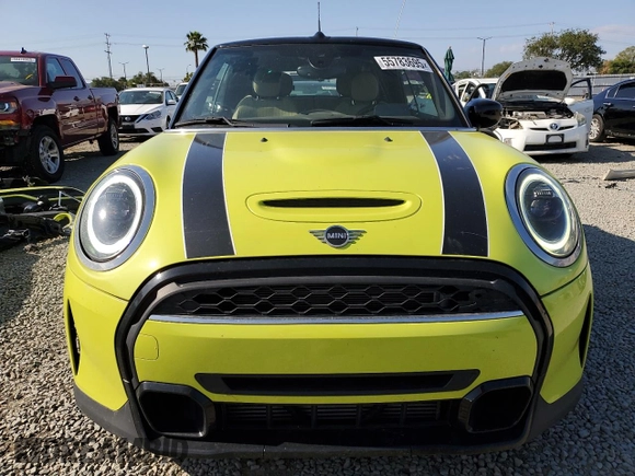 2022 MINI Convertible Cooper S с VIN WMW43DL03N3N79984, выставлен на аукционе Copart как лот 55783695 с пробегом 45 833 миль миль и Списание • Salvage title. История ставок и продаж доступна на DreamBid. Изображение 5.