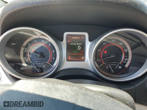 2017 Dodge Journey SXT with VIN 3C4PDDBG3HT591993, listed as a Copart auction lot 58241065 with 161,964 mi miles and Salvage title. Bid and sale history available at DreamBid. Image 9.