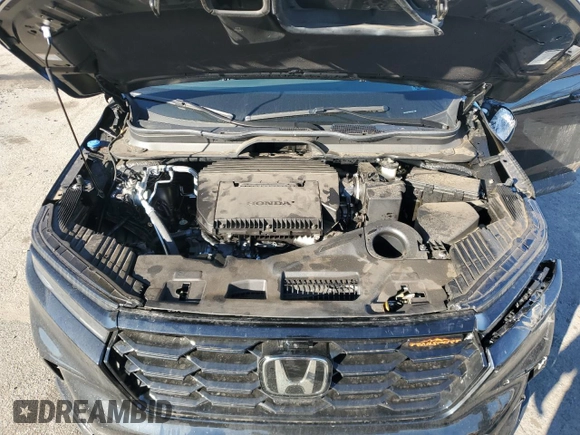 2025 Honda Pilot TrailSport with VIN 5FNYG1H61SB007167, listed as a Copart auction lot 49673565 with 8,507 mi miles and Salvage Title. Bid and sale history available at carsss.com. Image 12.