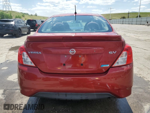 2016 Nissan Versa S with VIN 3N1CN7AP7GL842160, listed as a Copart auction lot 61683295 with 60,600 mi miles and Salvage title. Bid and sale history available at DreamBid. Image 6.
