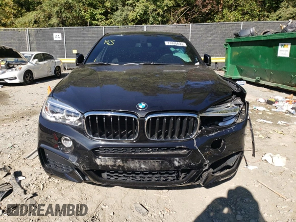 2018 BMW X6 xDrive35i with VIN 5UXKU2C58J0X49788, listed as a Copart auction lot 71446693 with 35,649 mi miles. Bid and sale history available at carsss.com. Image 5.