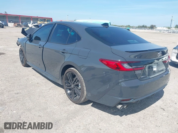 2025 Toyota Camry LE with VIN 4T1DAACK5SU076886, listed as a IAAI auction lot 41629641 with 9,919 mi miles and . Bid and sale history available at DreamBid. Image 3.
