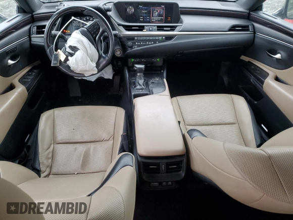 2019 Lexus ES with VIN 58ABZ1B1XKU013266, listed as a Copart auction lot 43569625 with 63,461 mi miles and Salvage Title. Bid and sale history available at carsss.com. Image 8.