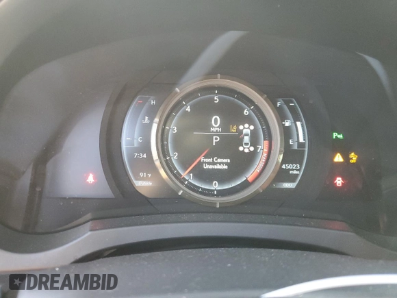 2020 Lexus IS 350 F Sport with VIN JTHGZ1E27L5017792, listed as a Copart auction lot 60219315 with 45,023 mi miles and Salvage title. Bid and sale history available at DreamBid. Image 9.