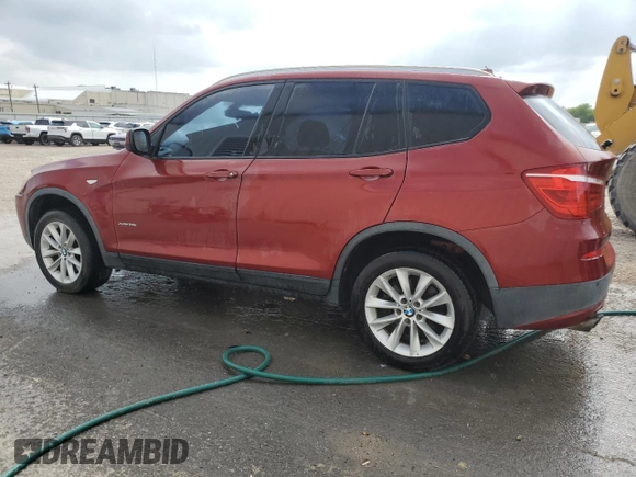 2013 BMW X3 xDrive28i with VIN 5UXWX9C5XDLK59597, listed as a Copart auction lot 54654005 with Not Provided miles and Clean Title. Bid and sale history available at DreamBid. Image 2.