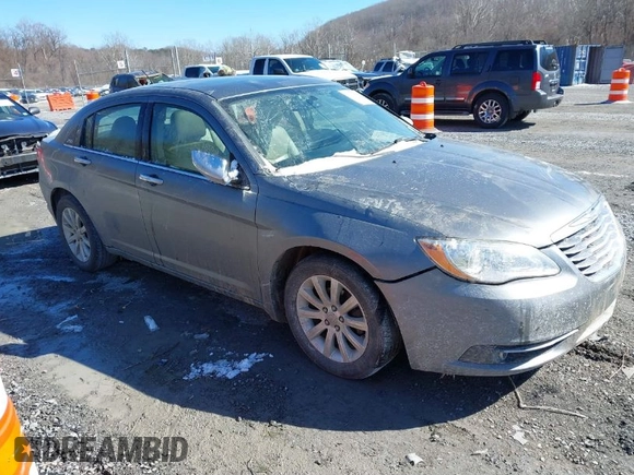 2013 Chrysler 200 Limited with VIN 1C3CCBCG5DN500547, listed as a IAAI auction lot 41618555 with 161,839 mi miles. Bid and sale history available at carsss.com. Image 1.