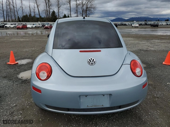 2009 Volkswagen New Beetle Coupe S with VIN 3VWPG31C39M513206, listed as a Copart auction lot 48652615 with 126,182 mi miles and Salvage Title. Bid and sale history available at carsss.com. Image 6.