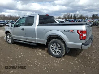 2018 Ford F-150 XL with VIN 1FTEX1EP8JFB61837, listed as a Copart auction lot 50494985 with 37,363 mi miles and Salvage Title. Bid and sale history available at carsss.com. Image 2.