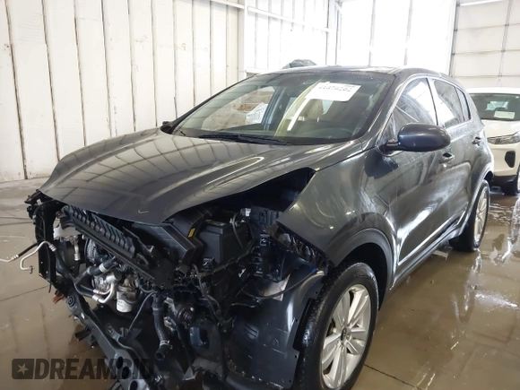 2019 Kia Sportage LX with VIN KNDPM3AC6K7591295, listed as a IAAI auction lot 41870202 with 54,246 mi miles. Bid and sale history available at carsss.com. Image 17.