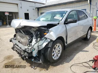 2020 Chevrolet Equinox LS z VIN 3GNAXHEV1LS597974, wystawiony jako Copart lot #54192565 z przebiegiem 93 840 mil mil oraz Szkoda całkowita • Salvage title. Historia ofert i sprzedaży dostępna na DreamBid. Obrazek 1.