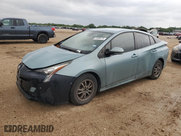2018 Toyota Prius Two with VIN JTDKBRFU5J3076248, listed as a Copart auction lot 51899175 with 131,677 mi miles and Salvage Title. Bid and sale history available at carsss.com. Image 1.