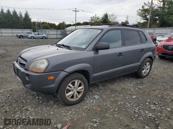 2009 Hyundai Tucson GLS with VIN KM8JM12B39U952327, listed as a Copart auction lot 73695884 with 142,752 mi miles and Salvage Title. Bid and sale history available at carsss.com. Image 1.