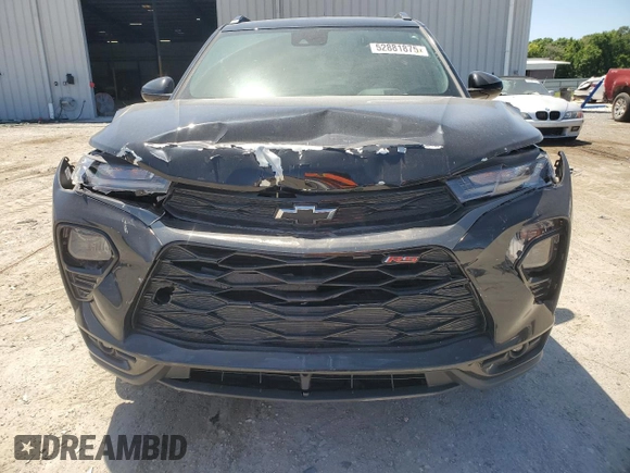 2021 Chevrolet TrailBlazer RS with VIN KL79MTSL8MB164365, listed as a Copart auction lot 52881875 with 48,142 mi miles and Salvage Title. Bid and sale history available at carsss.com. Image 5.