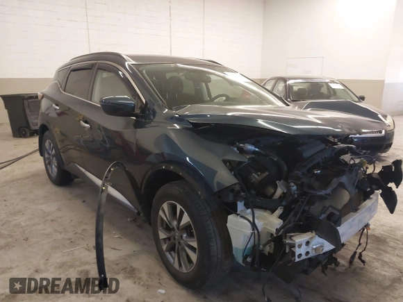 2018 Nissan Murano Platinum with VIN 5N1AZ2MG5JN112709, listed as a IAAI auction lot 41819380 with 57,375 mi miles. Bid and sale history available at carsss.com. Image 1.