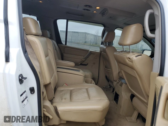 2006 Nissan Armada LE z VIN 5N1AA08B46N715720, wystawiony jako Copart lot #87299074 z przebiegiem 141 564 mil mil oraz Czysty tytuł • Clean title. Historia ofert i sprzedaży dostępna na DreamBid. Obrazek 11.